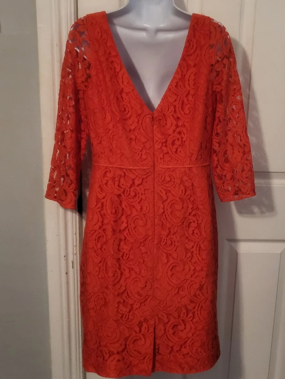 J. Crew Lace 3/4 Sleeve Sheath Dress